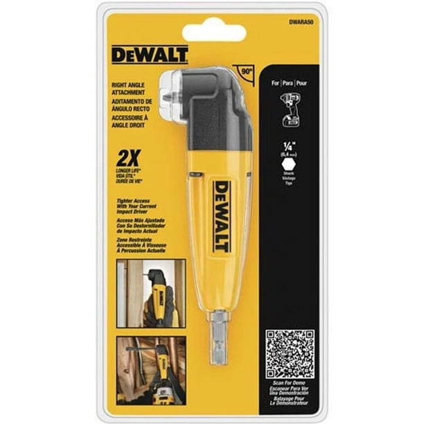 Adaptador de taladro en ángulo recto DEWALT DWARA050 Versión HD