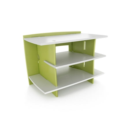 Legare Kids Gaming Stand, No Tools Assembly, Gaming Center, Lime Green and