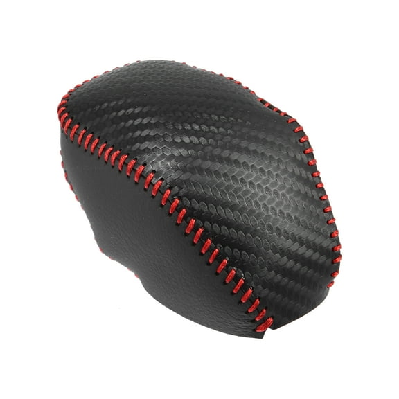 Unique Bargains Gear Shifting Knob Cover Lever Trim for Toyota Highlander 2020-2023 RAV4 2019-2023 Venza Black Red