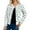 White, variant on Wang6 Womens Cardigan Sweaters Fall White Open Front Button Knit Sweater Long Sleeve Knitted Tops Causal Crew Neck Floral Outwear White S