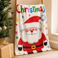 thumbnail image 4 of LEFXSMR Christmas Throw Blanket for Couch Knee Thigh Warm Flannel Holiday Blanket Chritsmas Decorations for Home Sofa Bed, 39.37*27.56", 4 of 5