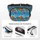 thumbnail image 5 of Fotbe Little Sea Turtles Cangurera Cuadrada con Estampado de Doble Capa, Bolsa de Cintura Ajustable Mini para Hombres y Mujeres, 5 of 9