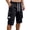 Black, variant on OIOLOYJM Mens Cargo Shorts Casual Drawstring Summer Athletic Hiking Bermuda Shorts Relaxed Fit Outdoor Work Shorts with Multi Pockets Army Green L
