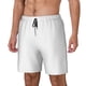 thumbnail image 1 of Fotbe White Traje de Baño para Hombre – Shorts de Natación de Secado Rápido con Forro y Bolsillos-Large, 1 of 6