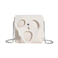 thumbnail image 1 of Bolsos cruzados de Halloween para mujer, cartera de hombro fantasma espeluznante, bolso pequeño (blanco), 1 of 9