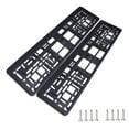thumbnail image 4 of 2 piezas de accesorios para de matrícula de coche de de rendimiento con tornillos, piezas de repuesto, soporte decorativo profesional, 4 of 8