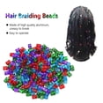 thumbnail image 3 of Dreadlocks Beads Deadlocks Beads Hair Jewelry Flexible 200Pcs 4 Colors Para Dreadlocks Cambia Tu Estilo De Cabello Decora Tus Trenzas De Cabello Largo ANGGREK Otros, 3 of 8