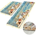 thumbnail image 3 of Nautical rug Beach Kitchen Mats for Floor 2 Piece, Beach Mat Anti Fatigue Floor Mat for Kitchen, Kitchen Floor Mats for in Front of Sink and Kitchen Matt for Standing for Kitchen Decor 17"X30"+17"X47", 3 of 6
