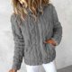 thumbnail image 5 of Chaqueta y abrigo informal de manga larga con capucha para mujer, cárdigan de manga larga con cremallera de color liso, blusa informal, abrigo para mujer, 5 of 9