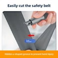 thumbnail image 4 of CNKOO 1pc Universal Alloy Mini Car Safety Hammer  Window Breaker  Emergency Escape Tool with Seatbelt Cutter and Multi-Functional Design ZZZ, 4 of 5