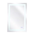 thumbnail image 3 of ABM01R-1 30" W x 22" H Rectangle Frameless LED Anti-fog Bathroom Vanities Wall Mirrors, 3 of 4