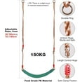 thumbnail image 7 of RedSwing Swing Seat for Kids Outdoor with 36-70in Rope, Kids Safety Playground Swings Seat Replacement, Belt Swing, Heavy Duty, Green, 7 of 7