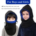 thumbnail image 2 of Kids Balaclava Face Mask, AYAMAYA Winter Windproof Hat Ski Mask for Cold Weather, Full Face Cover Warm Fleece Ski Mask Neck Warmer for Skiing Cycling, 2 of 7