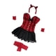 thumbnail image 5 of Conjunto de vestido para figura femenina a escala 1/6, ropa para figuras de acción, disfraz elegante y coleccionable para figuras de muñecas de 12, 5 of 8