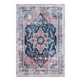 thumbnail image 2 of Unique Loom Yara Collection Area Rug - Aramis (4' x 6' Rectangle Navy Blue/Beige), 2 of 6