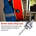 thumbnail image 4 of Keenso Strap Lock, Guitar Strap Lock Black, Metal Construction Practical For Electric Guitars Use Instrument Lovers Repair Master, 4 of 8