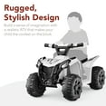 thumbnail image 3 of Best Choice Products 6V Kids Ride-On 4-Wheeler Quad ATV Car w/ 1.8mph Max Speed, Treaded Tires - White, 3 of 7