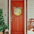 thumbnail image 7 of Coolnut Paisley Watercolor Floral Front Door Round, Hanging Welcome Sign, Front Door for Home, Farmhouse, Porch, Wall Hanging, Outdoor Home Decor, 7 of 7