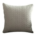 thumbnail image 1 of Wzzjkit Solid Color Velvet Pleated Pillowcase Velvet Sofa Cushion Headboard Pillow Office Lumbar Support Waist Protection, 1 of 7