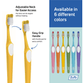 thumbnail image 5 of TEPE Nova Medium Bristle Toothbrush – Manual, Adult Sustainable Toothbrushes, 1 Brush, 5 of 6
