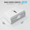 thumbnail image 4 of 3X Commercial Paper Towel Dispenser Wall Mount with Key Pack No Drilling or Screws Install for Bathroom Restroom Kitchen, 4 of 8