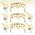 thumbnail image 5 of Oraceous 10pcs Happy New Year Baking Cake Decoration Acrylic Cupcake Pick Party Supplies (5pcs Golden Archway, 5pcs Golden Happy New Year), 5 of 11