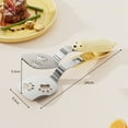 thumbnail image 3 of 2-in-1 Non- Durable Spatula Tongs,2026 New Kitchen Cooking Tongs Egg Flipper Spatula,Stainless Steel Barbecue Clamp Food Flip Shovel Clip for Steak Fish Bread Pizza,Home Cooking Tool ï»¿(Yellow), 3 of 5
