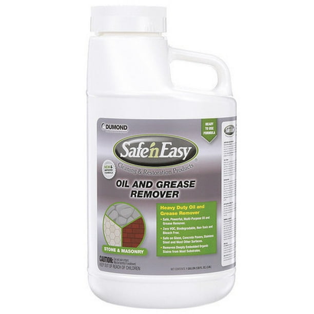 DUMOND 0908 Liquid 1 gal. Oil and Grease Remover, Jug