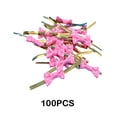 thumbnail image 2 of Bearachild Bridas de bronce de 100 piezas, bridas de alambre duraderas para embalaje de alimentos y regalos, brida metálica de 100 piezas Artesanía rosa 100 piezas, 2 of 6