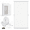 White-Fits Door Size 32''x80'', variant on Hanging Screen Door Fits 38"x82" (curtain Size 40''x83'') Gray