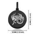 thumbnail image 2 of Stainless Steel Tribal Capricorn Zodiac (Sea Goat) Round Medallion Pendant Necklace, 2 of 3