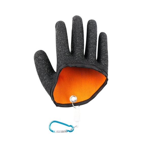 Anti-Slip Fishing Gloves, Left or Right Fishing Catching Gloves Professional Catch Fish Gloves with Magnet Release