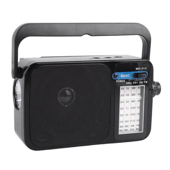 Portable AM FM SW Radio, Strong Reception Full Band Portable Radio for Home