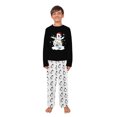 thumbnail image 4 of Christmas Lights Penguin Matching Family Pajamas With Pet, Santa Hat Penguin Holiday PJs, Plus Sizes, With Pockets, 4 of 7