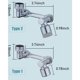 thumbnail image 5 of Extensor de grifo giratorio de 1080 °, extensor de grifo giratorio de fregadero, aireador adaptador de filtro de grifo a prueba de salpicaduras esquí esquí Gafas de esquí, 5 of 5