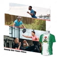 thumbnail image 6 of Exclusive design Nigeria Flag Grain 3D Printed Men For Running Bike Soccer Tennis Fitness Sports tshirt Mesh Fans Short T-shirt, 6 of 9