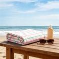 thumbnail image 6 of Dmlowu 63 x 31.5 Inch Oversized Cabana Beach Towels, Fast Dry Super Absorbent Microfiber Beach Blanket, Seaside Vacation Photos Props, Lightweight Compact, 6 of 6