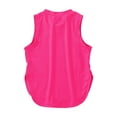 thumbnail image 5 of Tanghaowl T Shirts for Girls Kids Girls Summer Athletic Solid Color Tank Tops Split Curved Hem Sleeveless Shirts For Gym Yoga Running Shirts for Toddler Girls 6t, 5 of 5