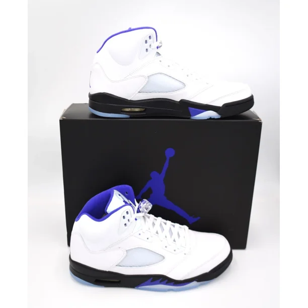 Ni - ke NEW AIR JORDAN 5 RETRO MEN'S SHOES SIZE 11.5 WHITE DARK CONCORD DD0587 141