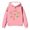 2 Pink, variant on Gyujnb Unisex Warm Hoodie with Mixed Basic Text Print for Fall Winter Versatile Casual Wear,Size 1-16Y,5-6 Years