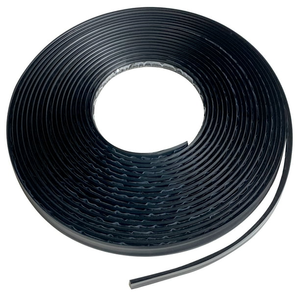 InstaTrim Flexible Trim Molding & Caulk Strips, Black, 3/4 in Wide, 50