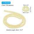 thumbnail image 2 of Uxcell Polymer Clay Beads Spacer 1750 Pcs 5 Strands Round Flat Handmade Bead Spacer for Jewelry Making Beige 0.24 inch, 2 of 7