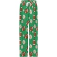 thumbnail image 3 of PRIYAL Mens PJ Pajama Pants Baseball Leopard Pattern Bottoms Lounge Pants Sleepwear, 3 of 10