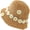 Khaki, variant on Daisy Embellished Straw Bucket Hat Floppy Sun Cap for Beach Tea Parties 56-58cm
