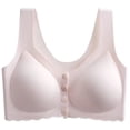 thumbnail image 4 of Gyexs Comfort Adjustable Wireless Seamless Bra For Women Supportive Everyday T-Shirt Underwear Bras for Older Women, Beige, Size XXL, 4 of 6
