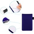 thumbnail image 1 of Hweilai Leather Notepad Holder (Blue) 138*86*15mm Replacement Notepads and a Metal Pen Multifunctional Mini Notepad Portable Notebook for Adults Students, 1 of 4
