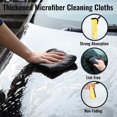 thumbnail image 3 of 4x Microfiber Cleaning Cloth Extra Thick Rag Car Wash Polishing Detailing Towel, 3 of 7