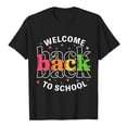 thumbnail image 4 of LUOGENLI T-shirts pour Femme pour Femmes T-shirts pour Dames à la Mode Rentrée des Classes Imprimé Manches Courtes Col Rond T-Shirt T-shirts pour Femmes T-shirts Graphiques TTG Grande Taille Saint-Valentin Noir P, 4 of 4