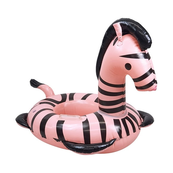 Flotador Inflable para Alberca The Baby Shop Cebra con agarraderas Rosa -