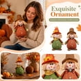thumbnail image 2 of Tabletop Scarecrow Plush Decorative Figurine for Fall and Halloween Home Decor Single Piece, 2 of 4